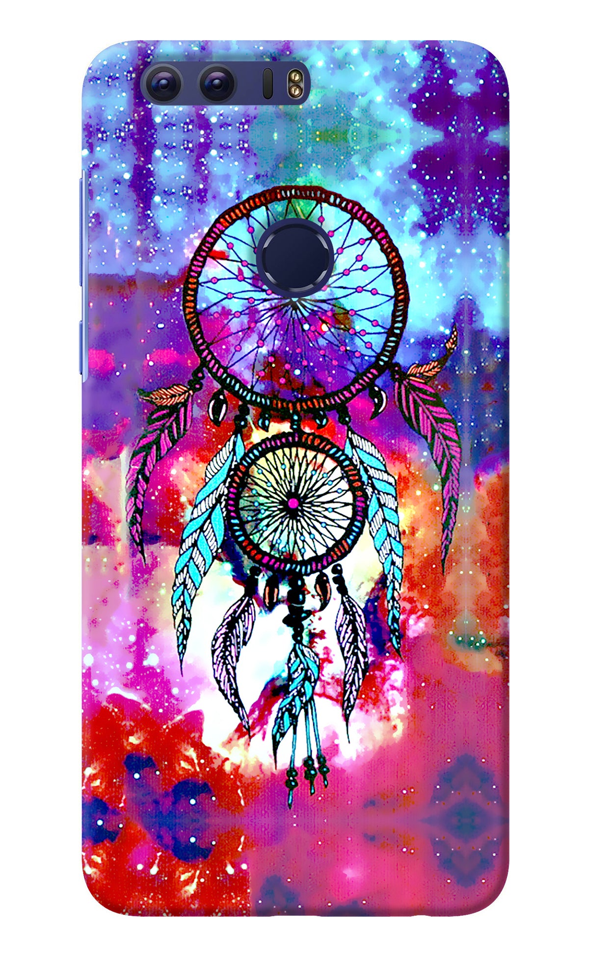 Dream Catcher Abstract Honor 8 Back Cover