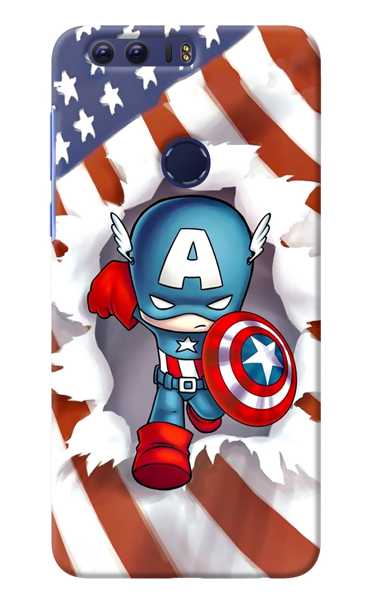 Captain America Honor 8 Back Cover