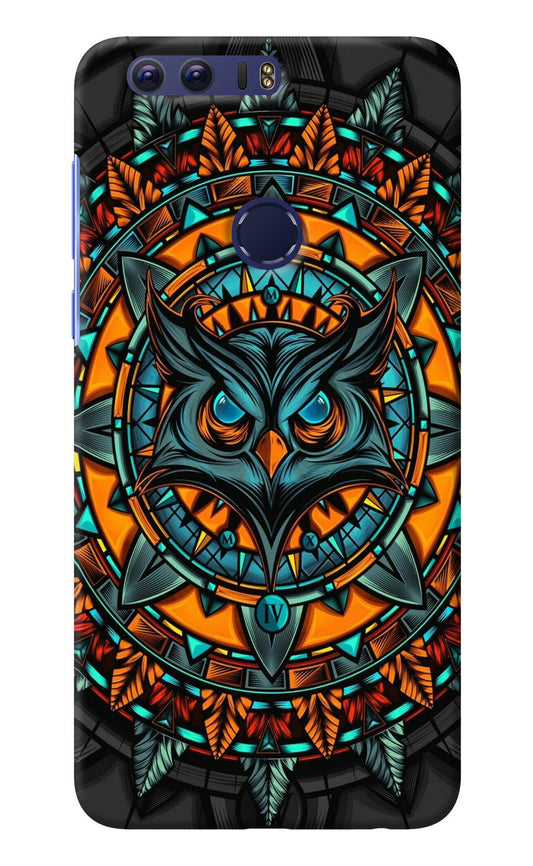 Angry Owl Art Honor 8 Back Cover