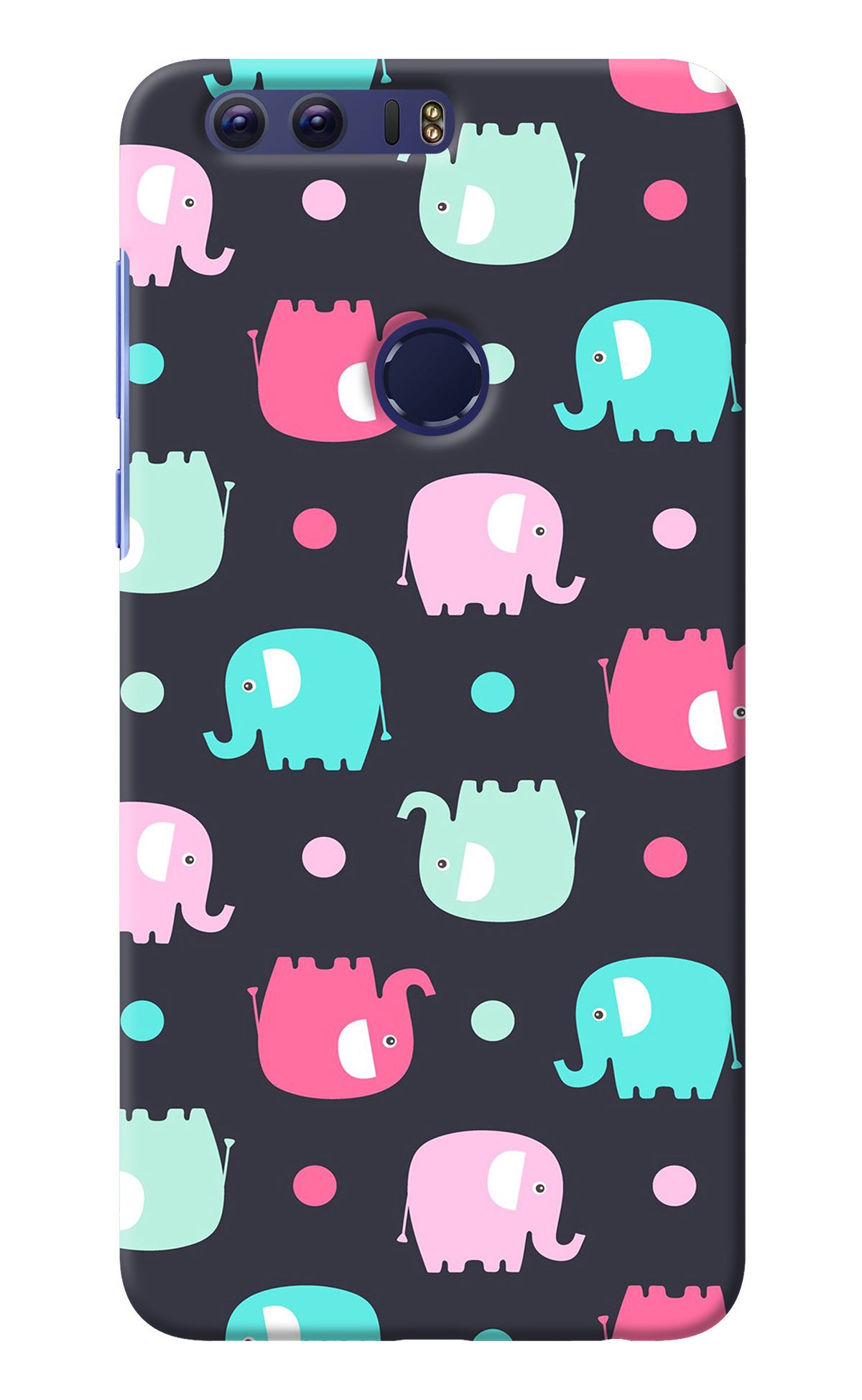 Elephants Honor 8 Back Cover