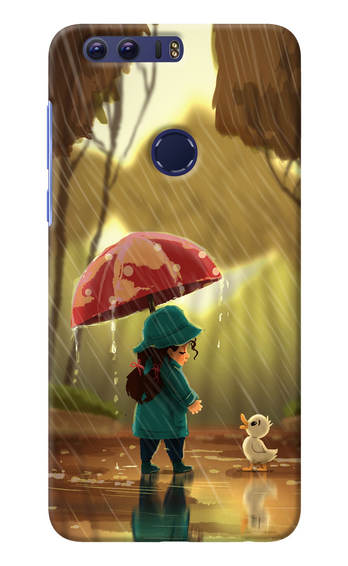 Rainy Day Honor 8 Back Cover