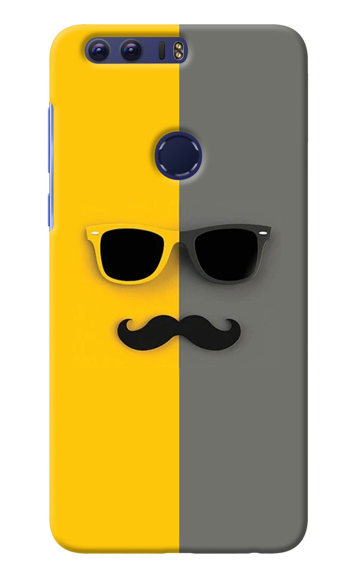 Sunglasses with Mustache Honor 8 Back Cover