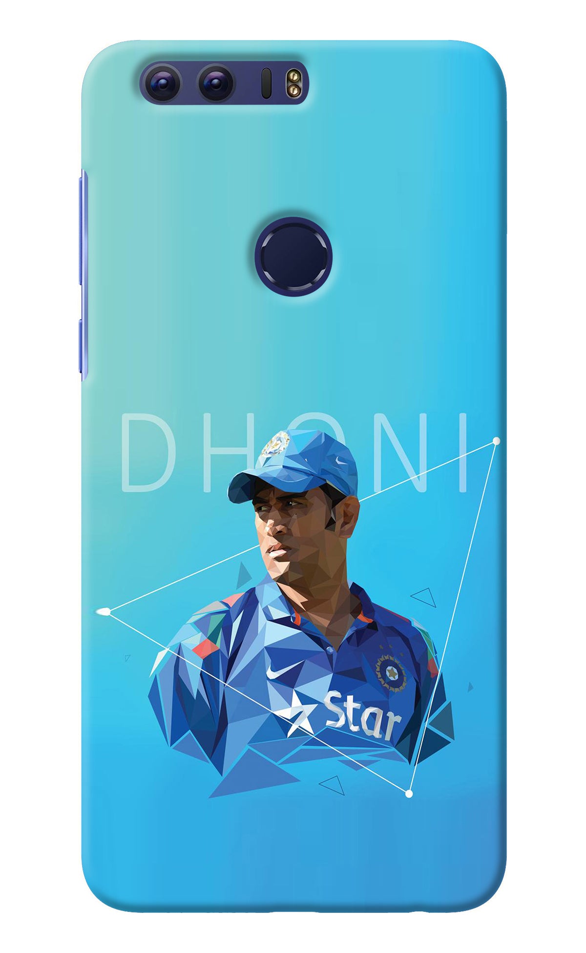 Dhoni Artwork Honor 8 Back Cover