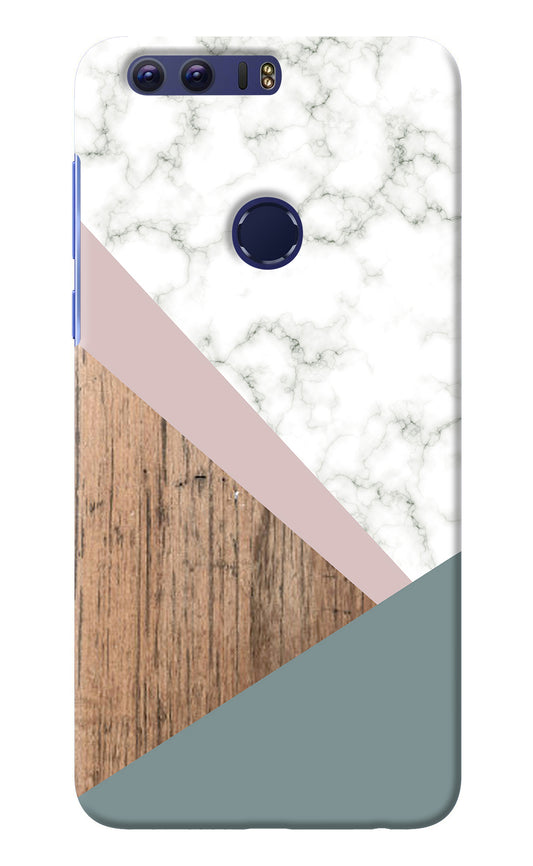 Marble wood Abstract Honor 8 Back Cover