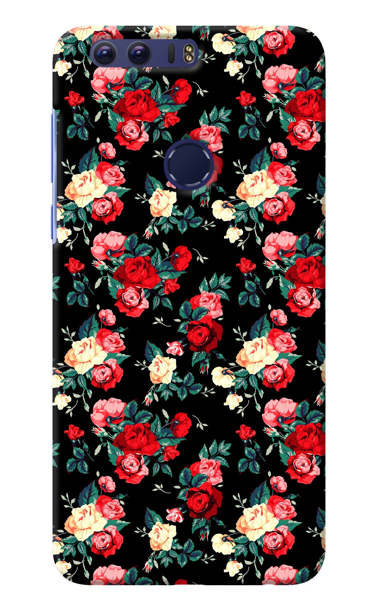 Rose Pattern Honor 8 Back Cover