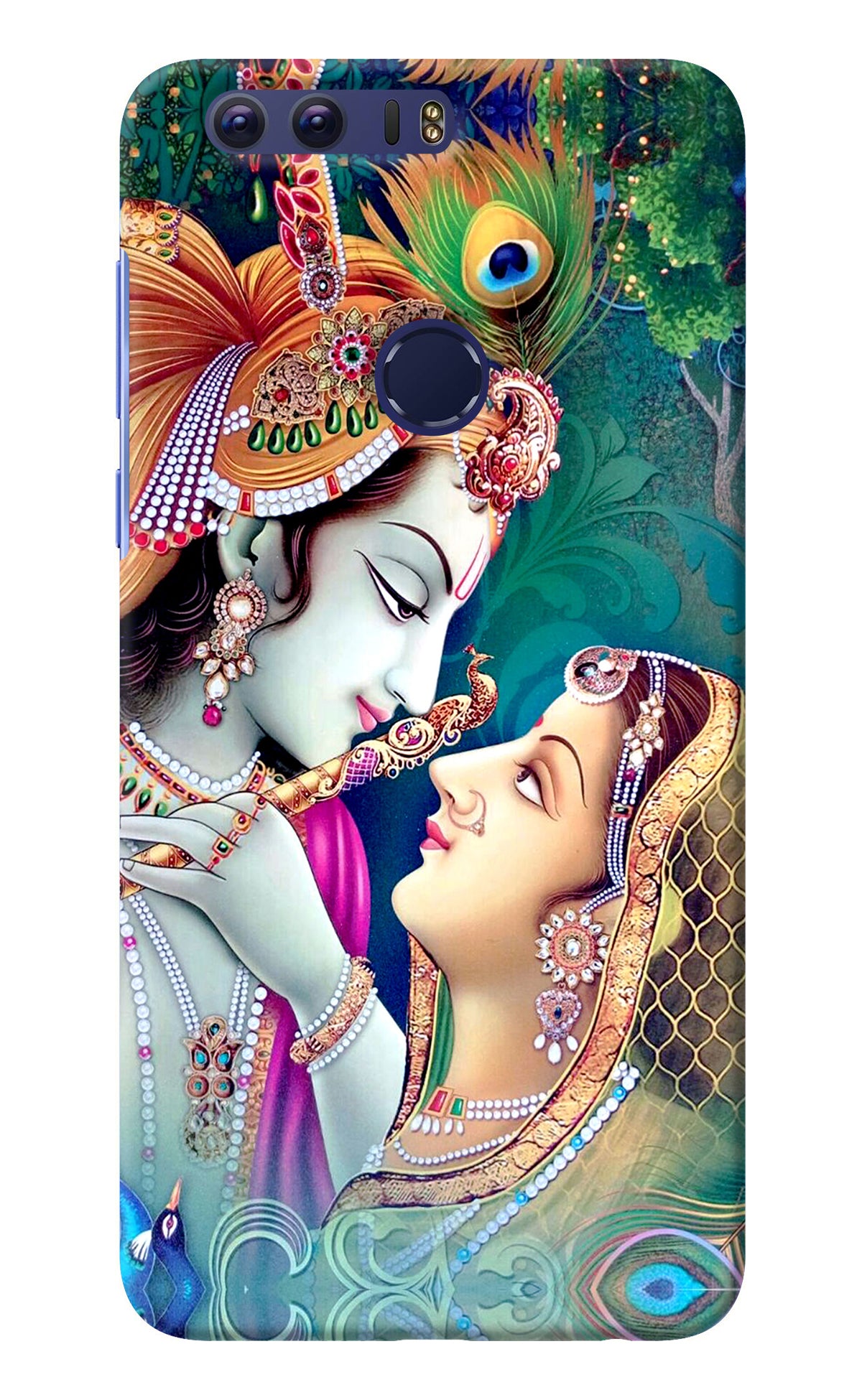 Lord Radha Krishna Honor 8 Back Cover