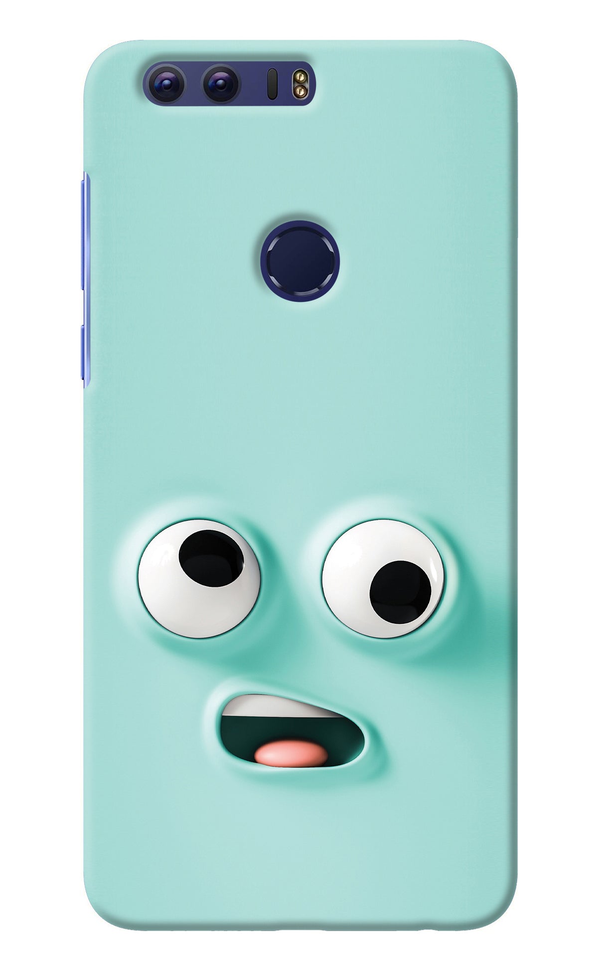 Funny Cartoon Honor 8 Back Cover