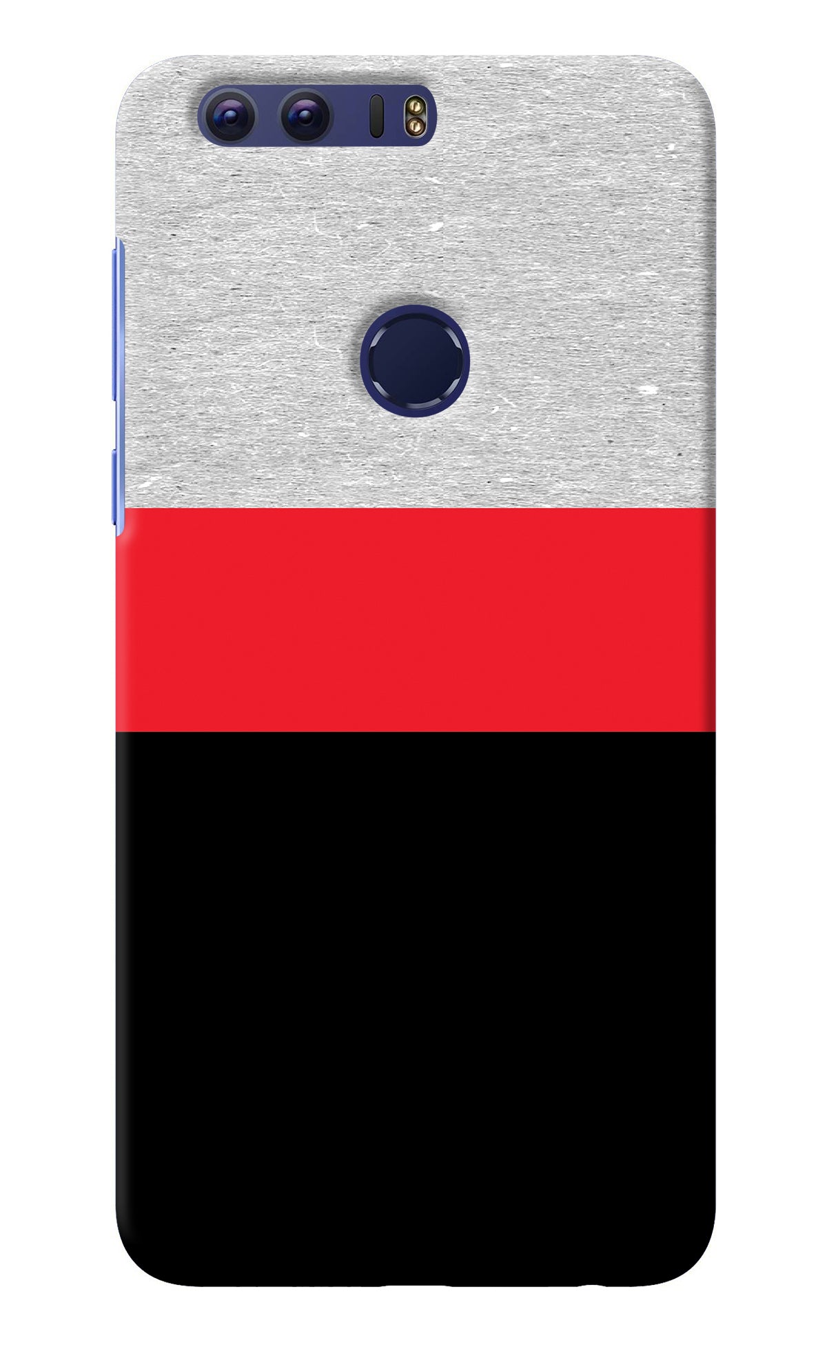 Tri Color Pattern Honor 8 Back Cover