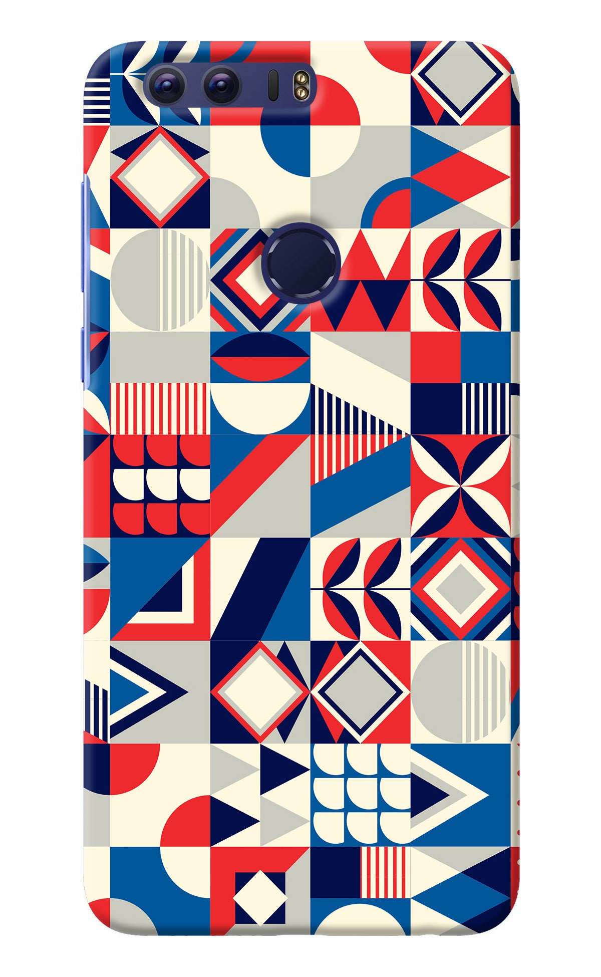 Colorful Pattern Honor 8 Back Cover