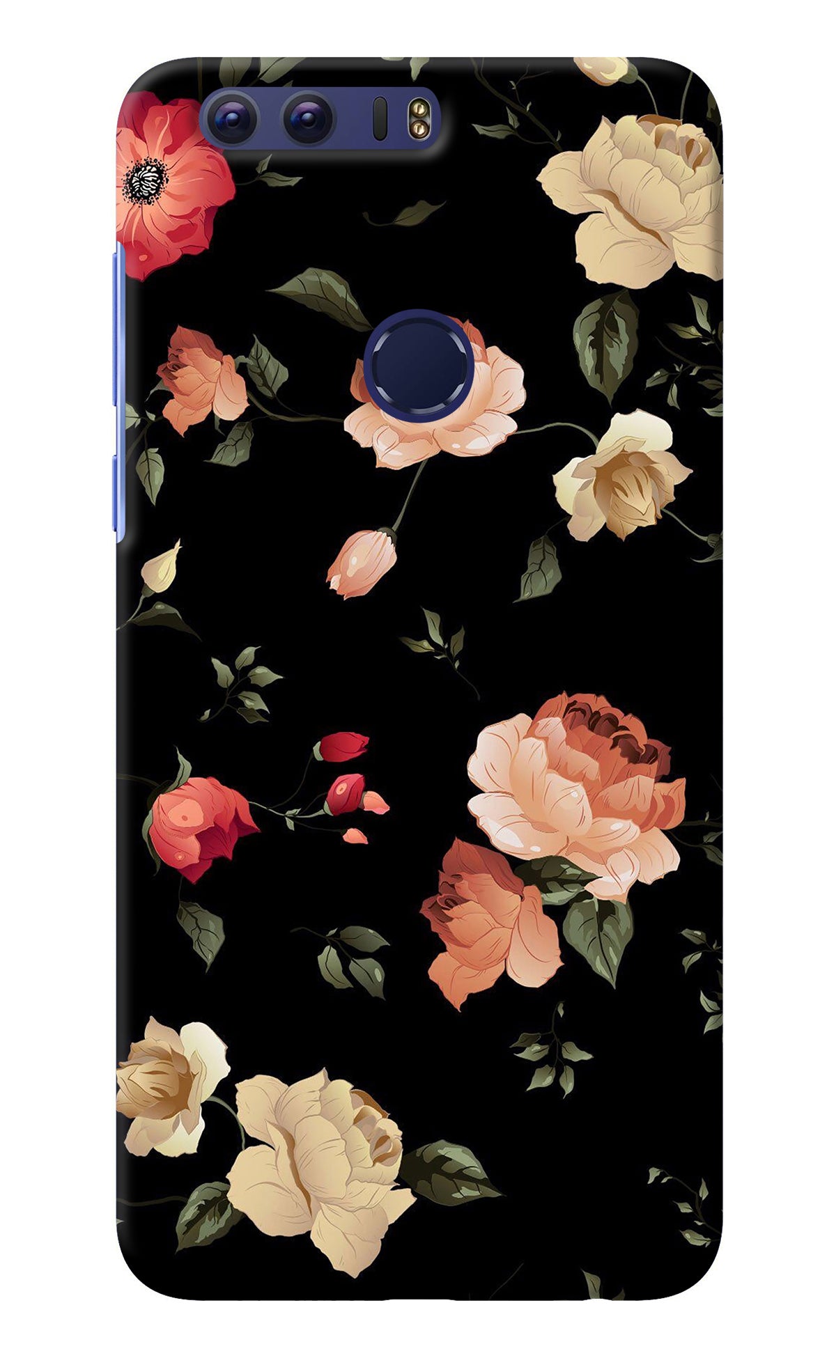 Flowers Honor 8 Back Cover