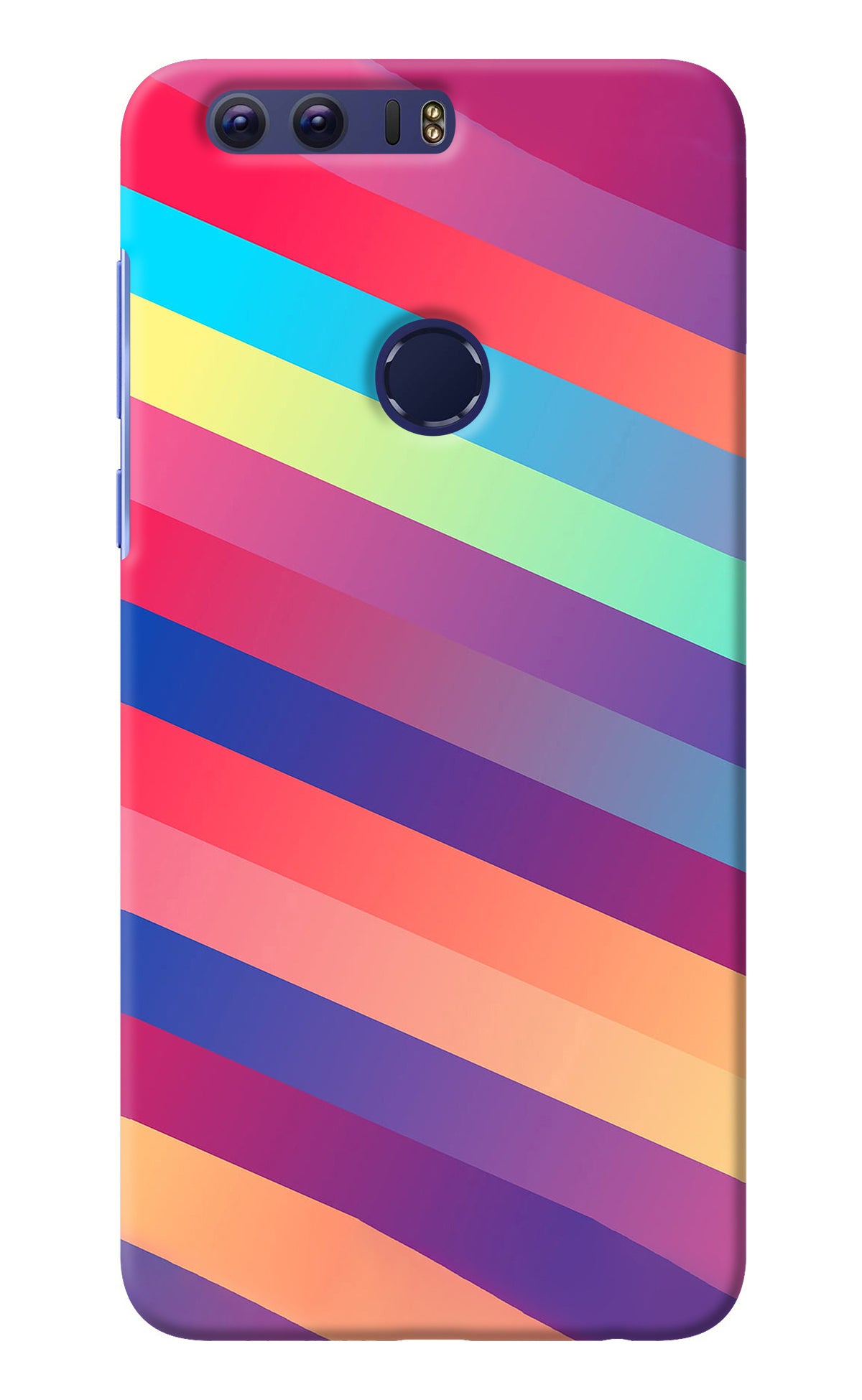 Stripes color Honor 8 Back Cover