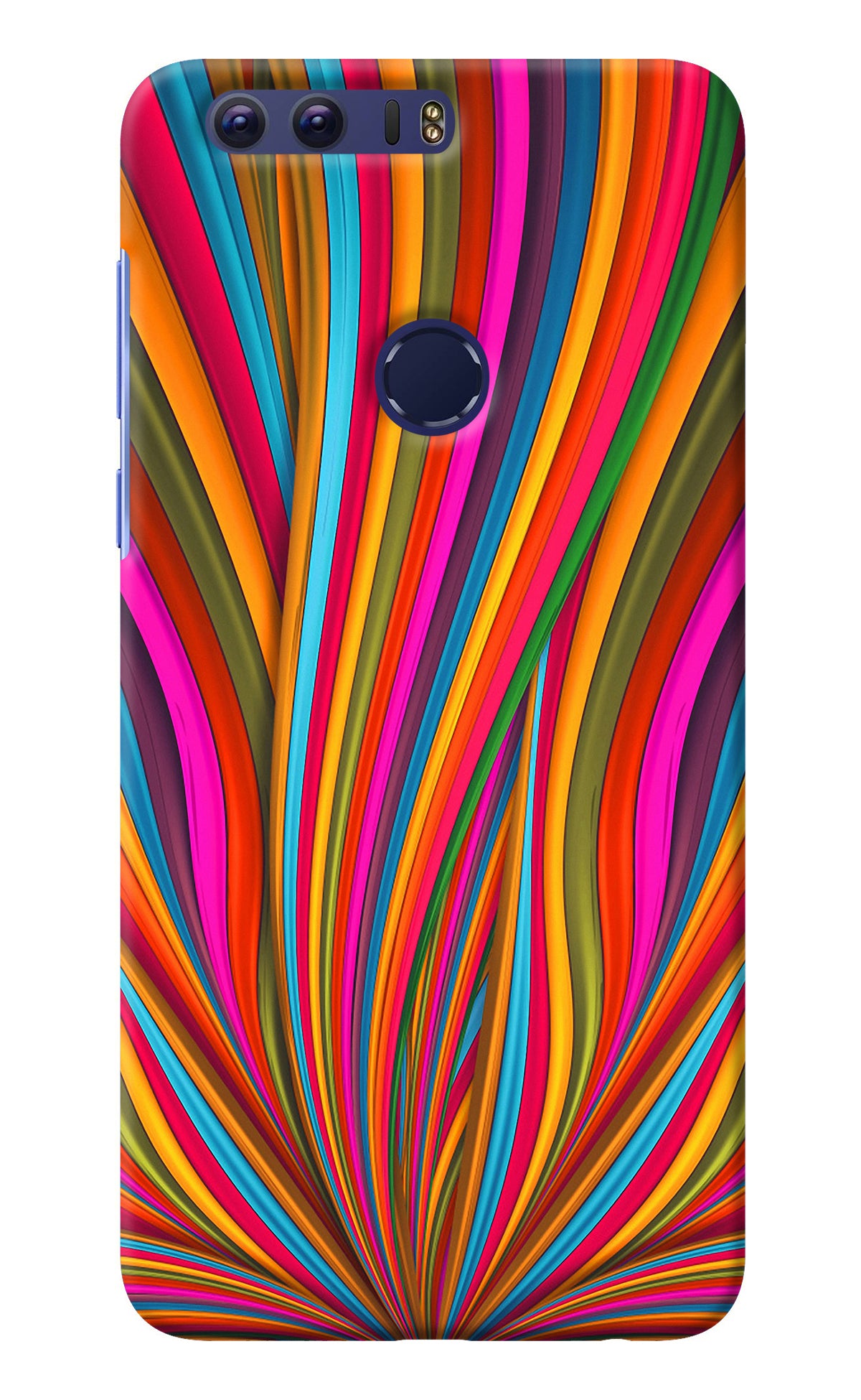 Trippy Wavy Honor 8 Back Cover