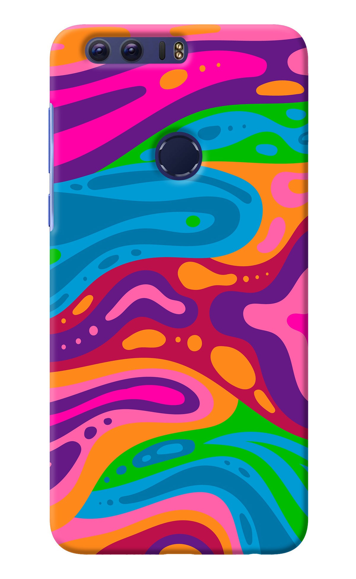 Trippy Pattern Honor 8 Back Cover