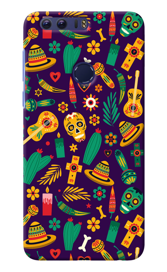 Mexican Artwork Honor 8 Back Cover