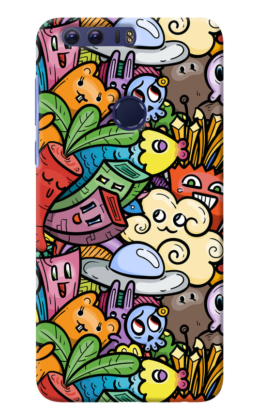 Veggie Doodle Honor 8 Back Cover
