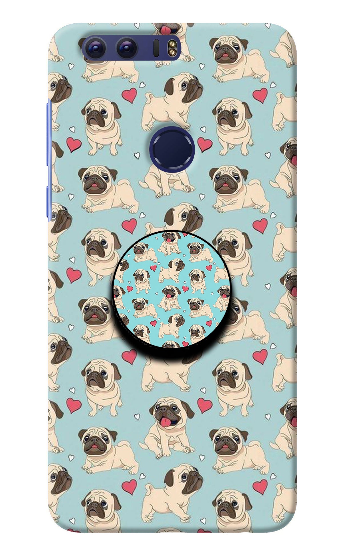 Pug Dog Honor 8 Pop Case