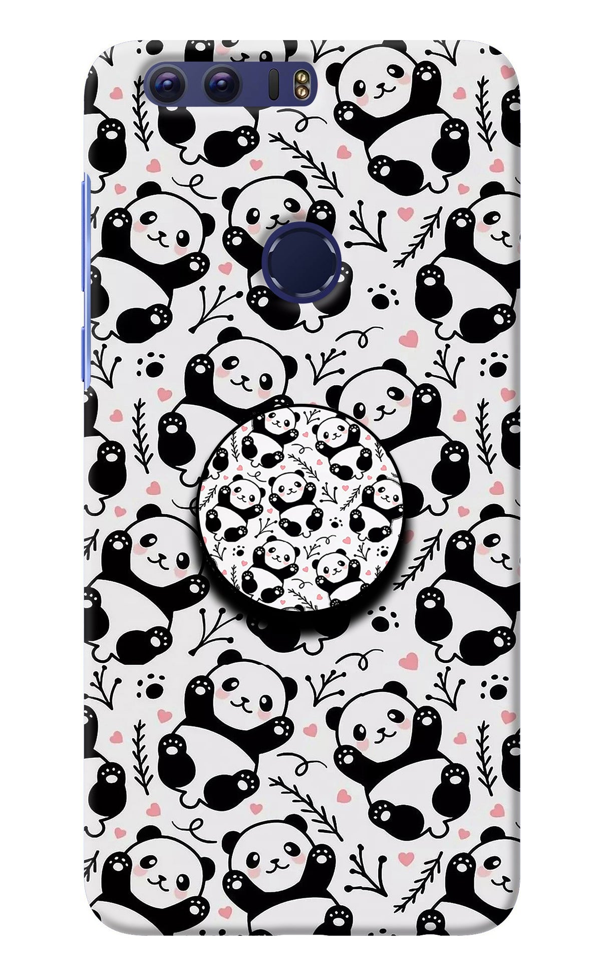 Cute Panda Honor 8 Pop Case