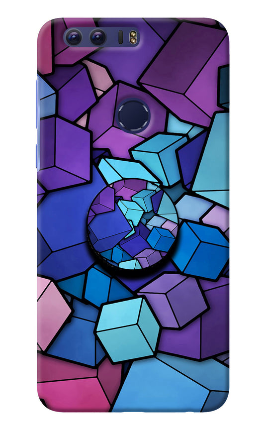 Cubic Abstract Honor 8 Pop Case