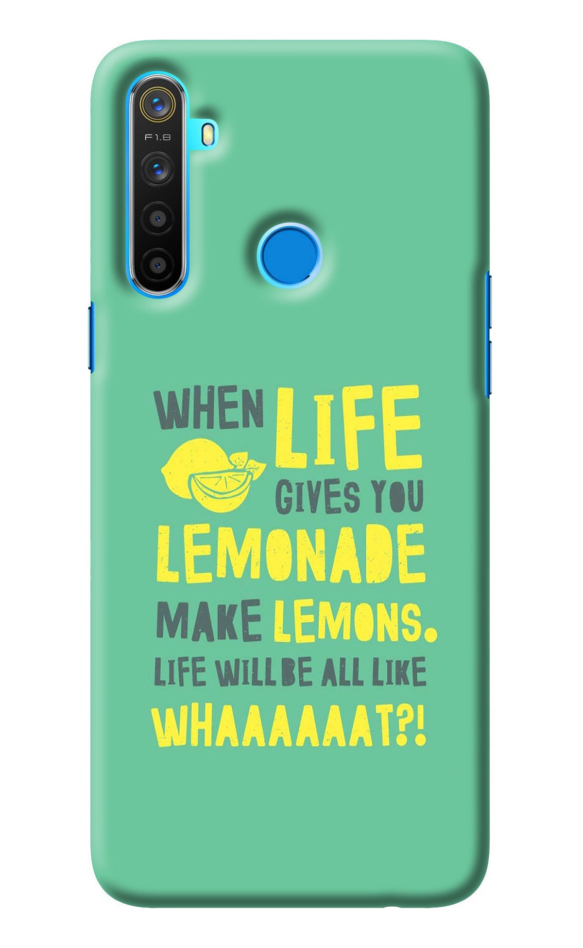 Quote Realme 5/5i/5s Back Cover