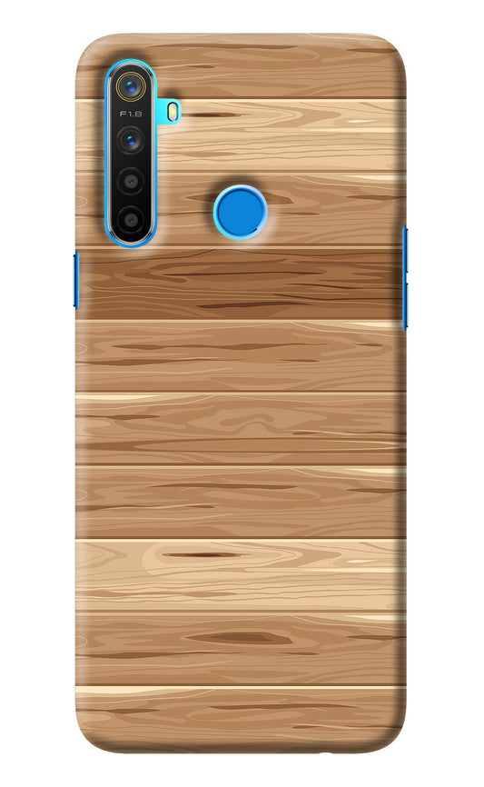 Wooden Vector Realme 5/5i/5s Back Cover