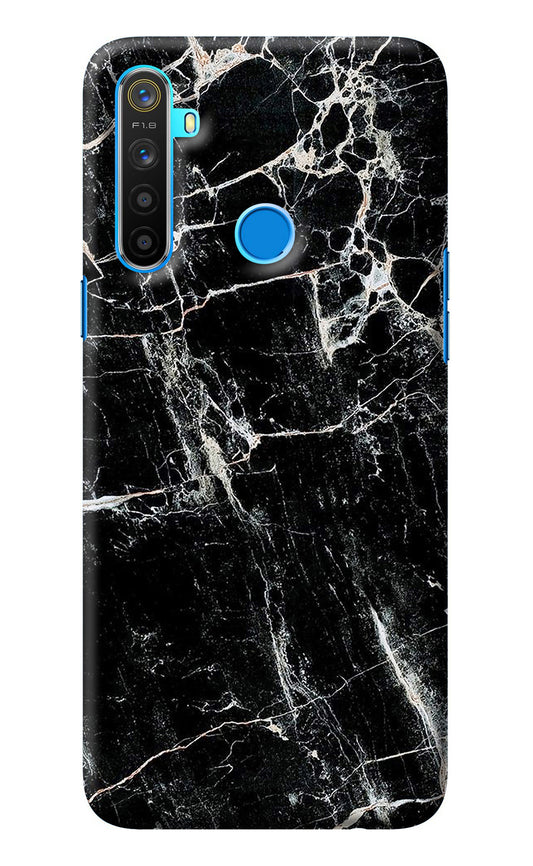 Black Marble Texture Realme 5/5i/5s Back Cover