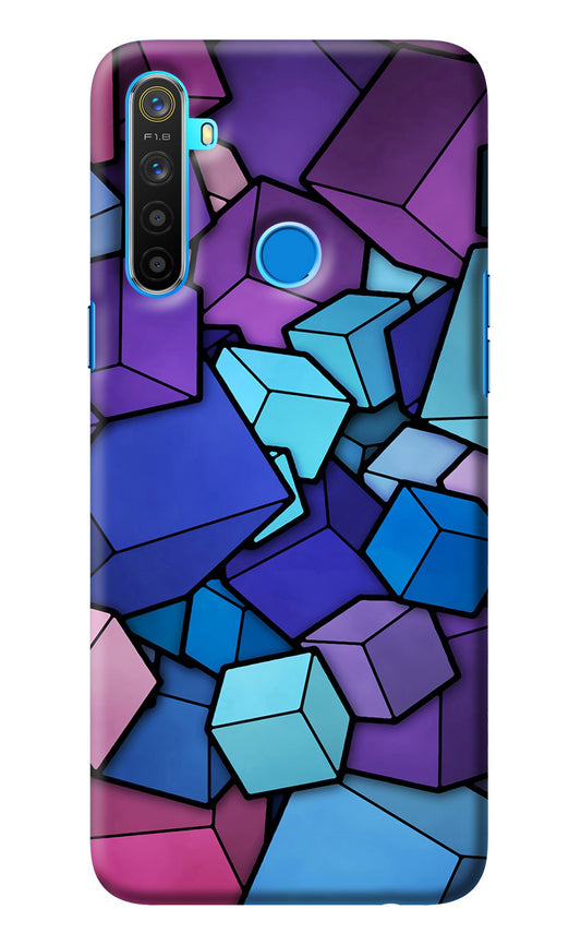 Cubic Abstract Realme 5/5i/5s Back Cover
