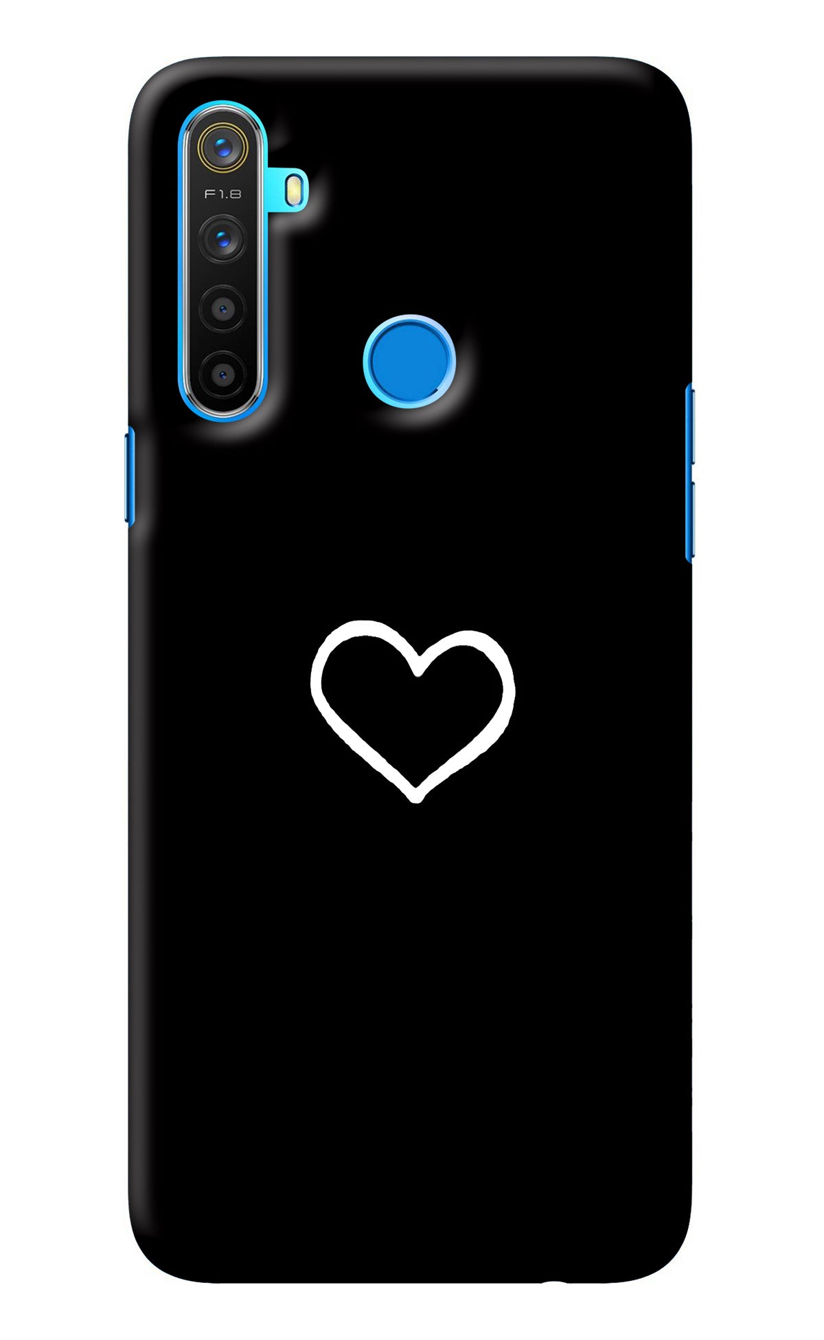 Heart Realme 5/5i/5s Back Cover