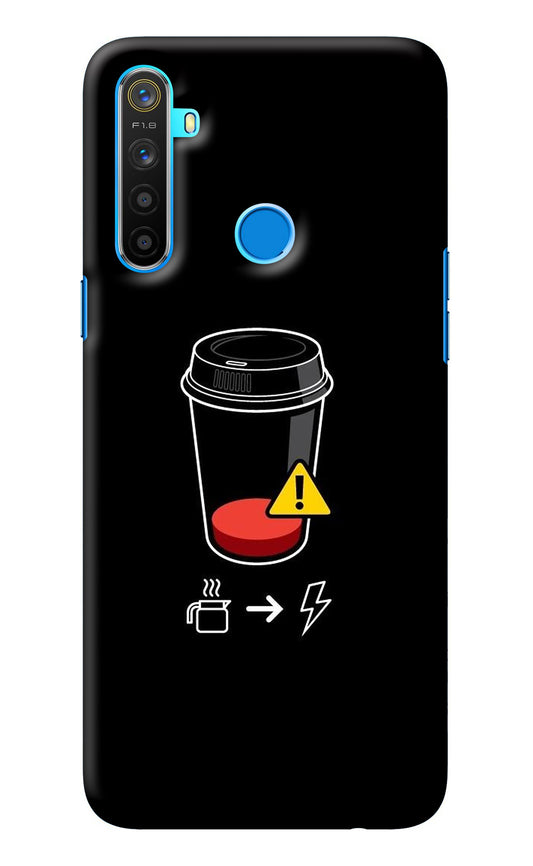 Coffee Realme 5/5i/5s Back Cover