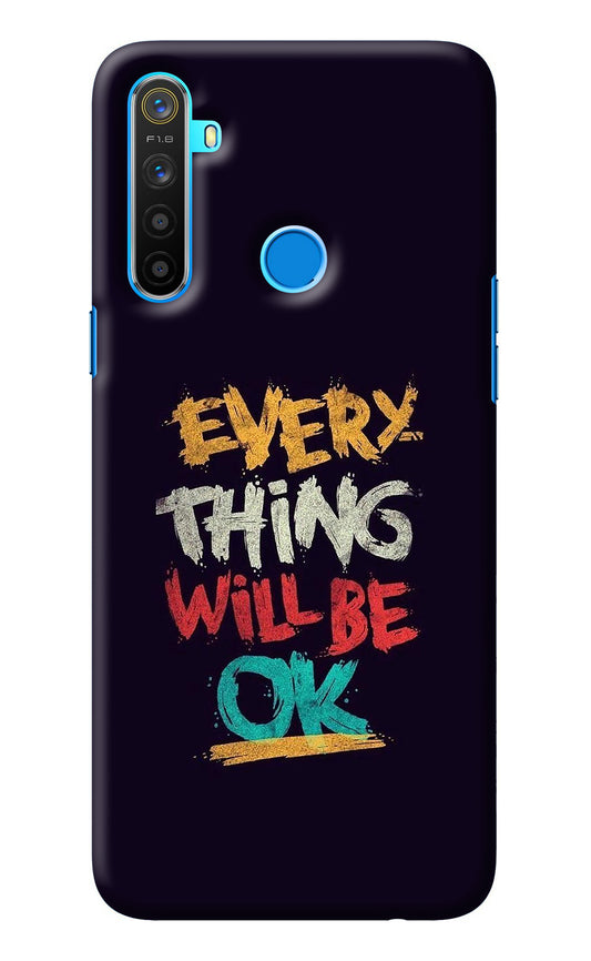 Everything Will Be Ok Realme 5/5i/5s Back Cover