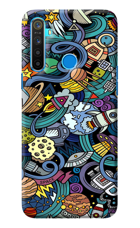 Space Abstract Realme 5/5i/5s Back Cover