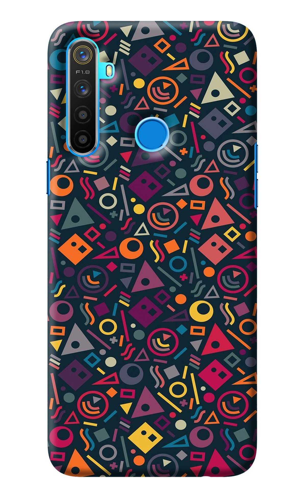 Geometric Abstract Realme 5/5i/5s Back Cover