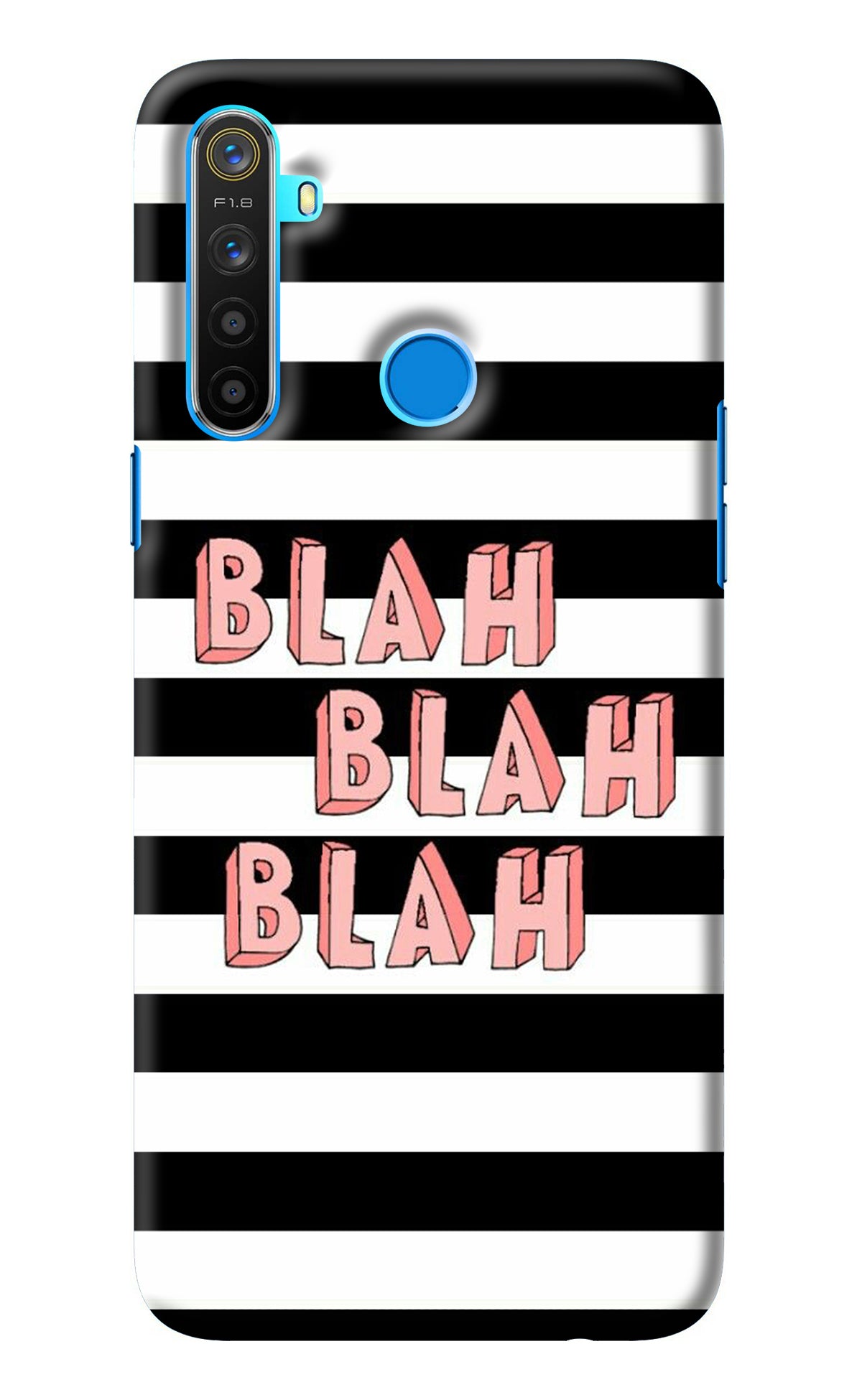 Blah Blah Blah Realme 5/5i/5s Back Cover