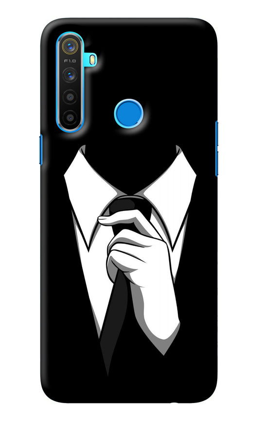 Black Tie Realme 5/5i/5s Back Cover