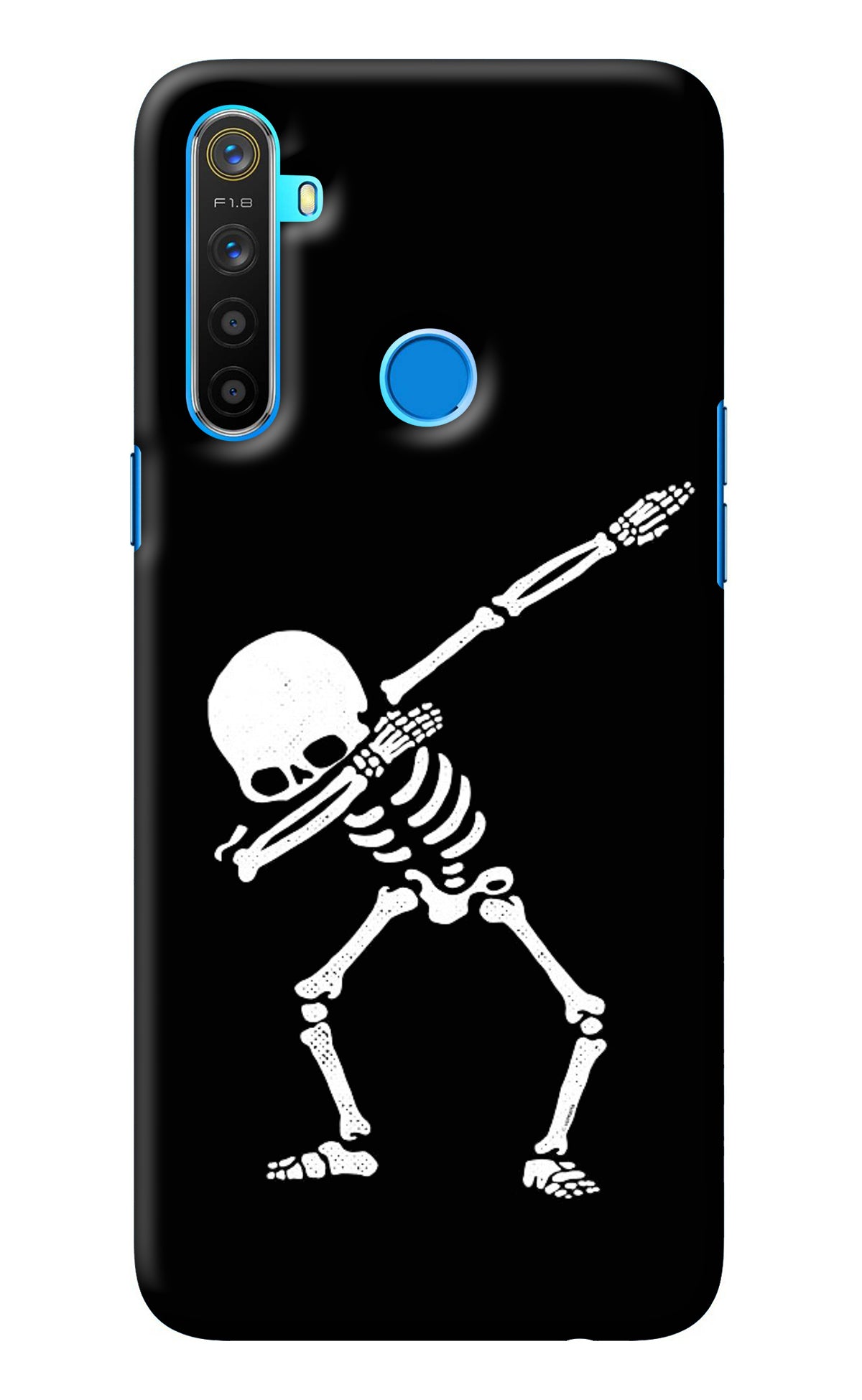 Dabbing Skeleton Art Realme 5/5i/5s Back Cover