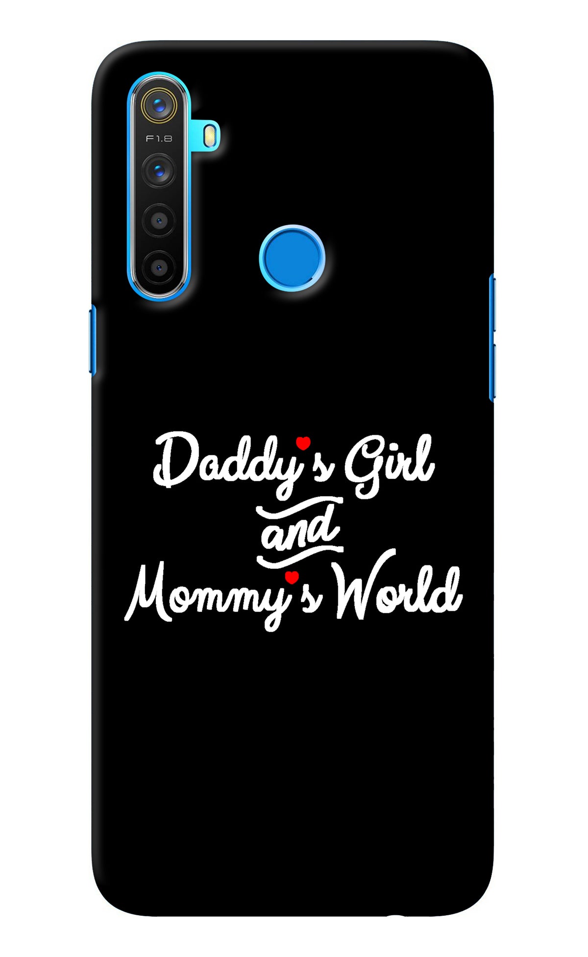 Daddy's Girl and Mommy's World Realme 5/5i/5s Back Cover