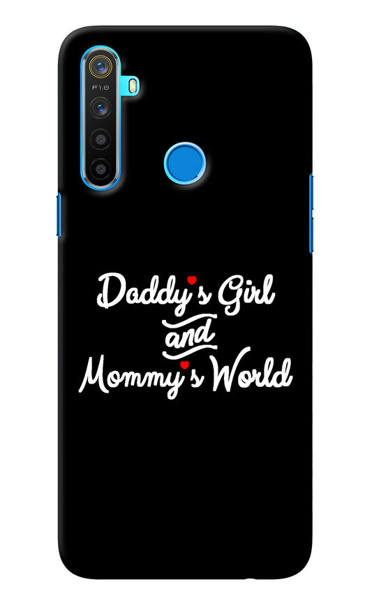Daddy's Girl and Mommy's World Realme 5/5i/5s Back Cover