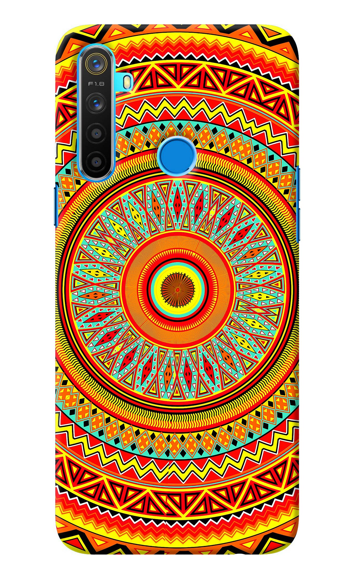 Mandala Pattern Realme 5/5i/5s Back Cover