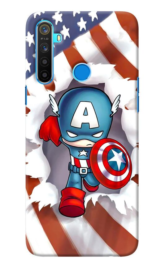 Captain America Realme 5/5i/5s Back Cover
