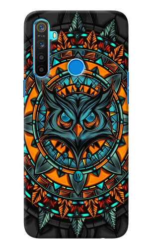Angry Owl Art Realme 5/5i/5s Back Cover