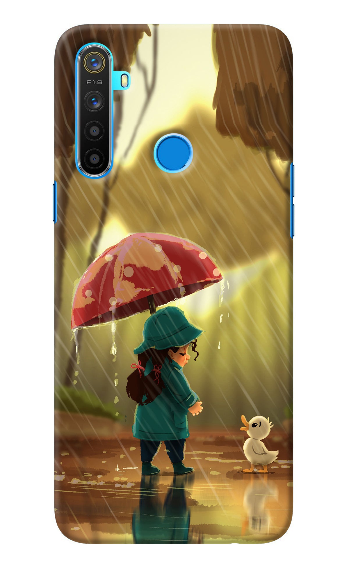 Rainy Day Realme 5/5i/5s Back Cover