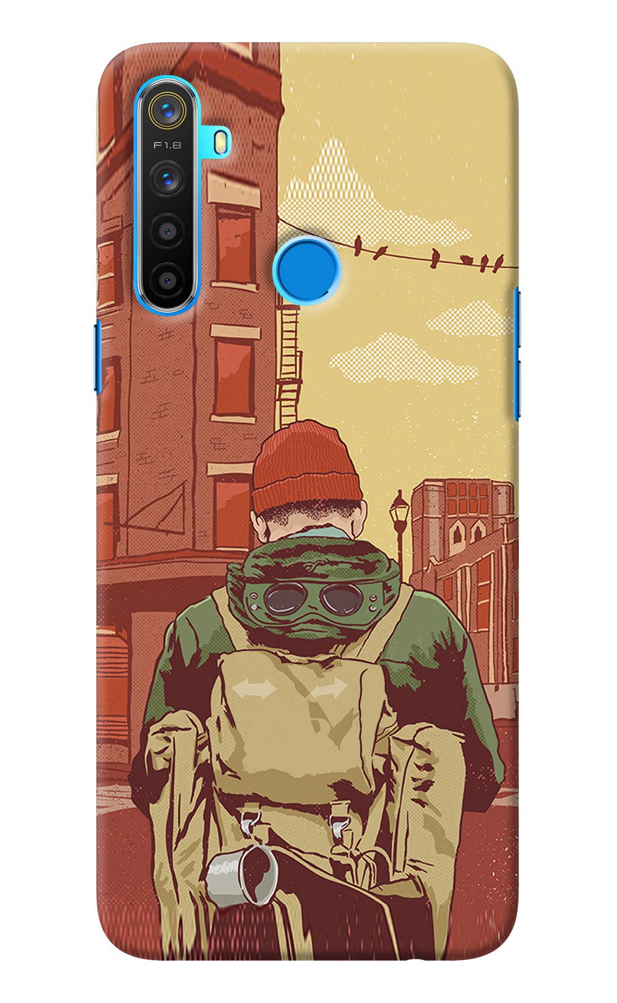 Adventurous Realme 5/5i/5s Back Cover