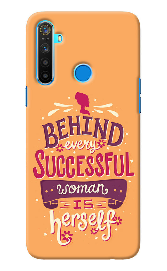 Behind Every Successful Woman There Is Herself Realme 5/5i/5s Back Cover