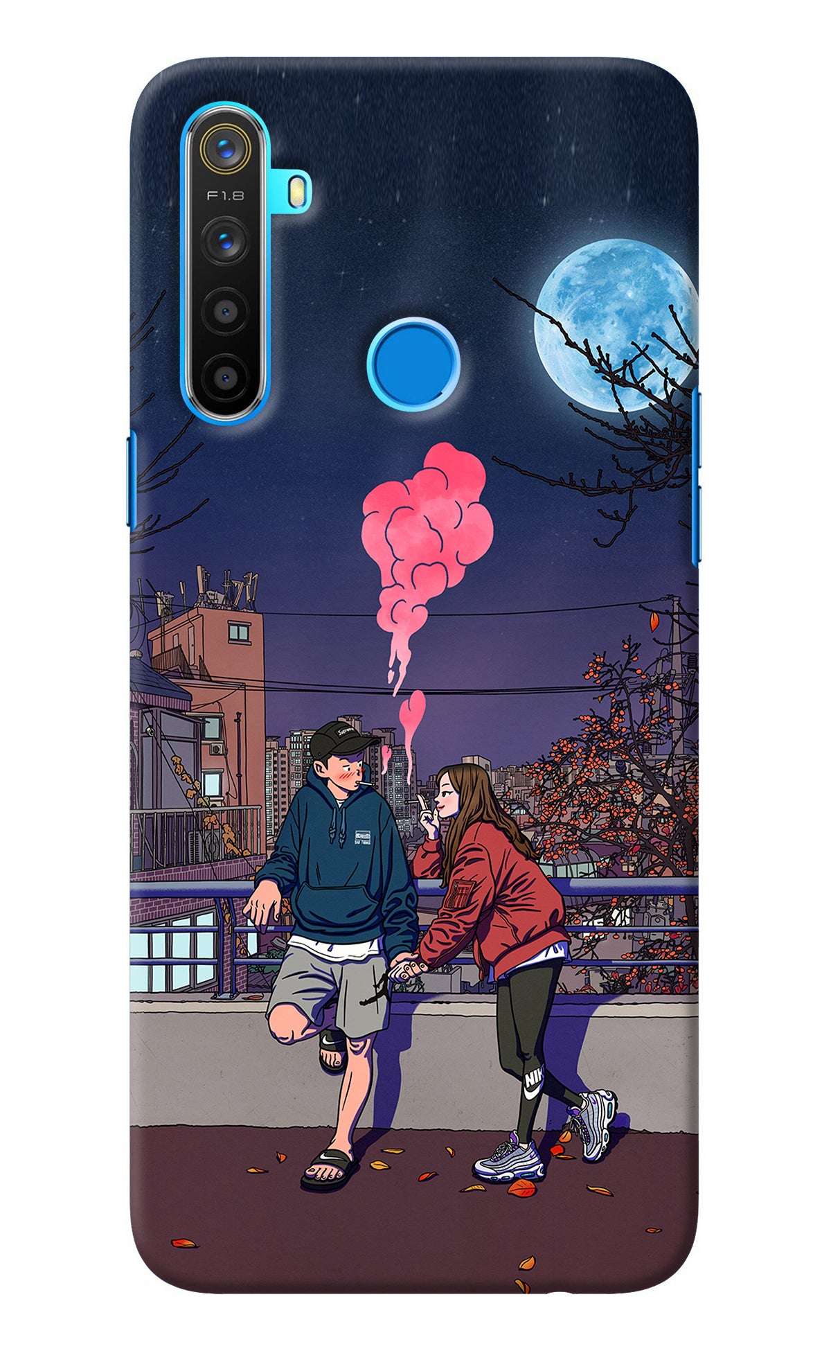 Chilling Couple Realme 5/5i/5s Back Cover