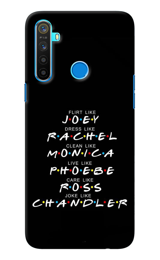 FRIENDS Character Realme 5/5i/5s Back Cover