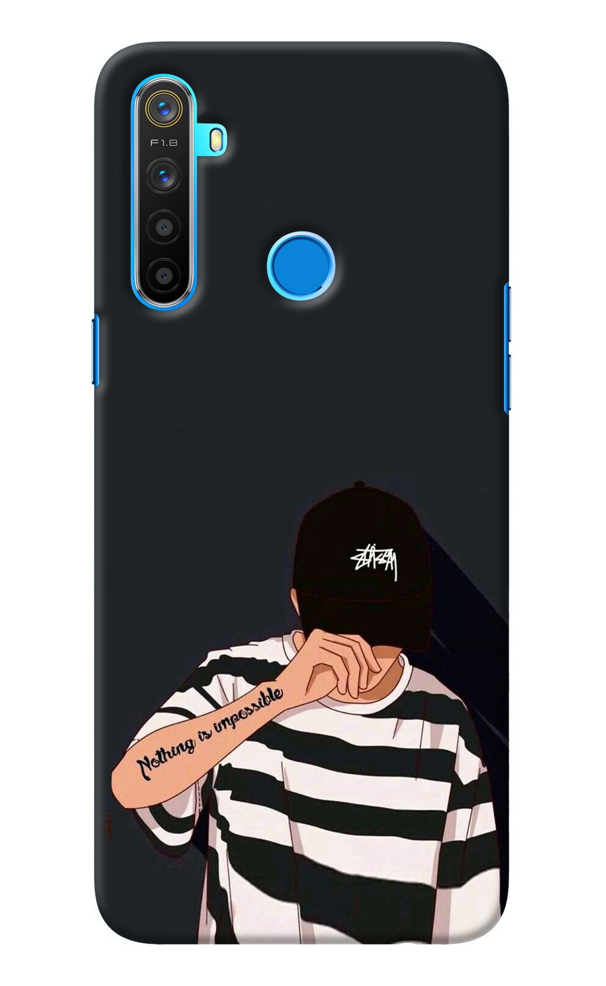 Aesthetic Boy Realme 5/5i/5s Back Cover