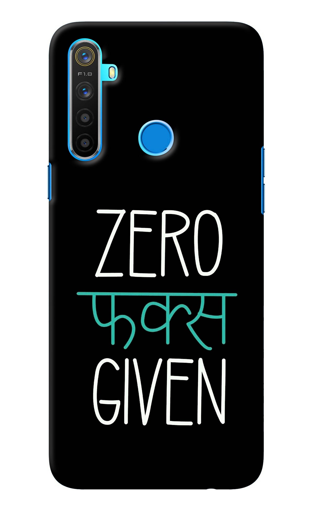 Zero Fucks Given Realme 5/5i/5s Back Cover