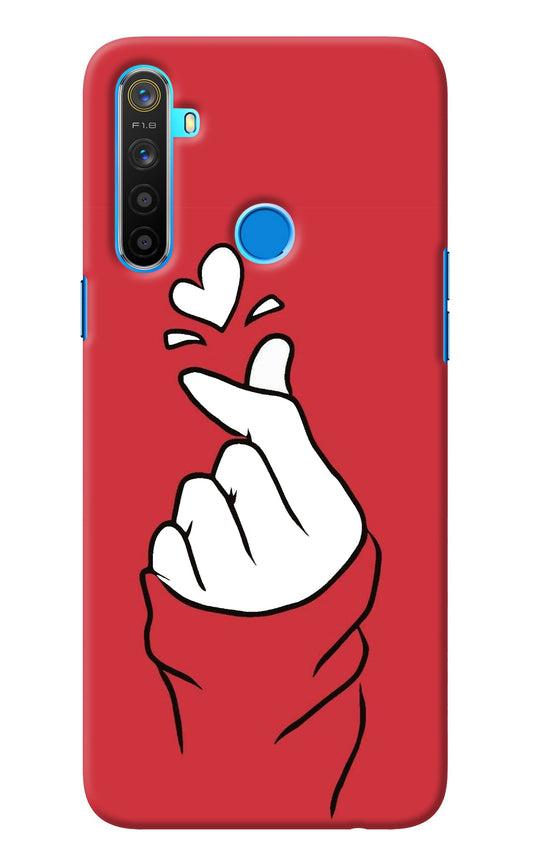 Korean Love Sign Realme 5/5i/5s Back Cover