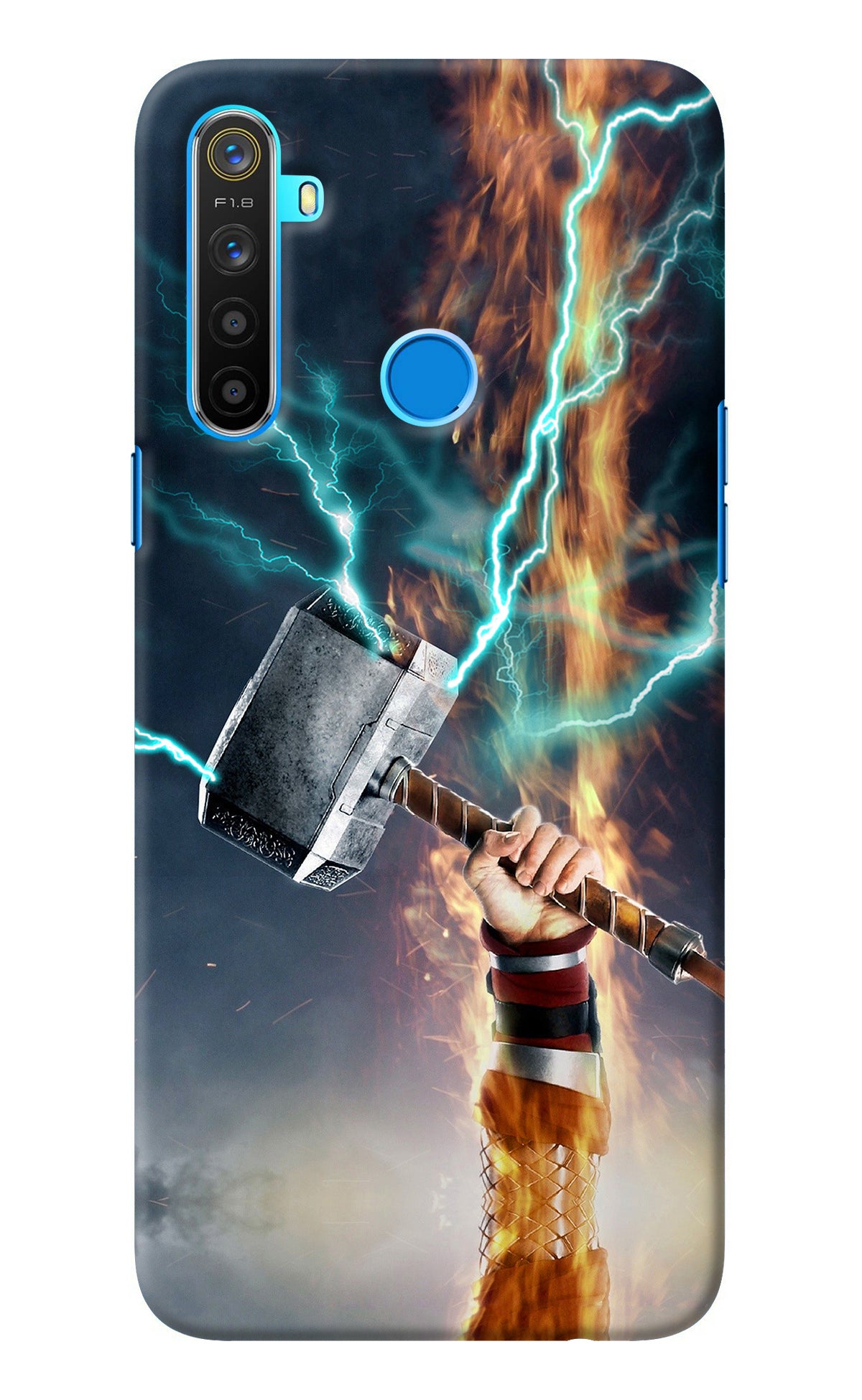 Thor Hammer Mjolnir Realme 5/5i/5s Back Cover