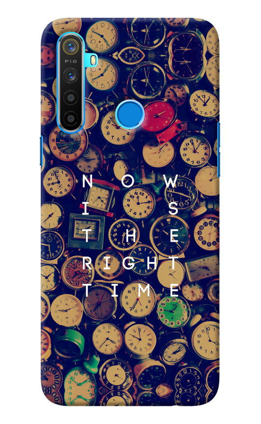 Now is the Right Time Quote Realme 5/5i/5s Back Cover