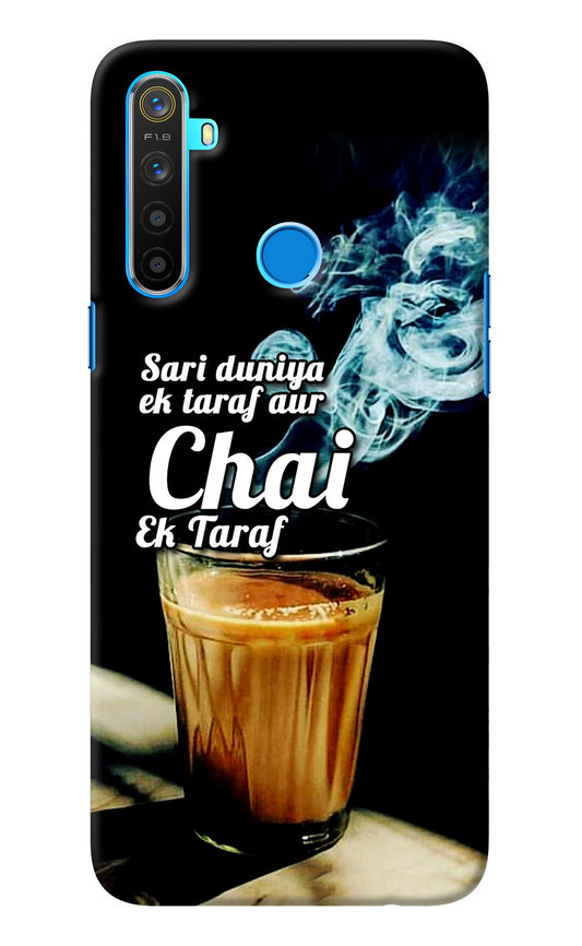 Chai Ek Taraf Quote Realme 5/5i/5s Back Cover